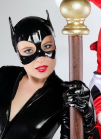 Harley Quinn and Catwoman Cosplay