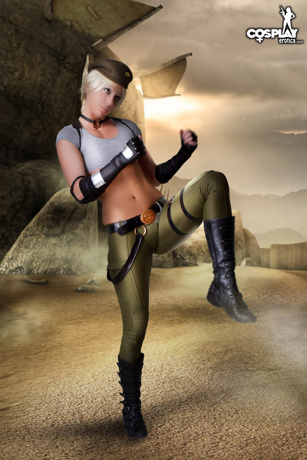 Sonya Blade Parody - Mortal kombat 9 sonya blade nude costume softcore scene